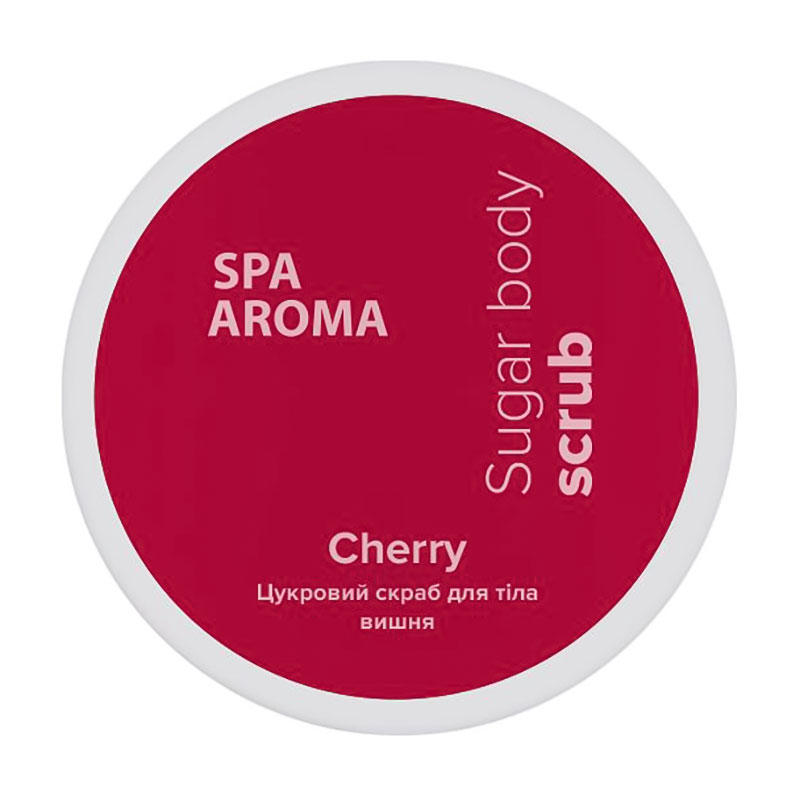 Цукровий скраб для тіла Bioton Cosmetics Spa Aroma Cherry Sugar Body Scrub Вишня, 250 мл